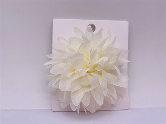 Clip di capelli da ballo di fiori bianco, Elastico Bambini Accessori per capelli da matrimonio