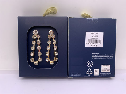 Orecchini d' oro leggeri, duraturi, per donna, gioielli di moda.