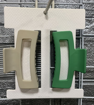 PC femminile Accessoari per capelli in plastica Artigli Superficie geometrica opaca