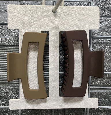 PC femminile Accessoari per capelli in plastica Artigli Superficie geometrica opaca