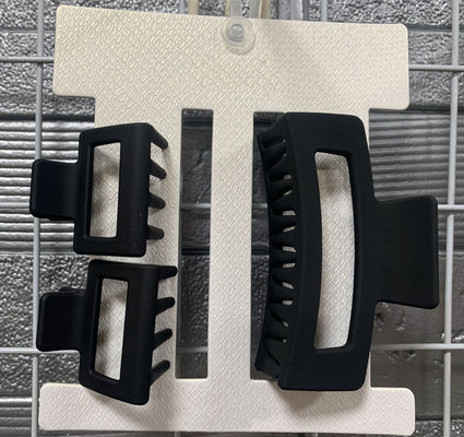 PC femminile Accessoari per capelli in plastica Artigli Superficie geometrica opaca