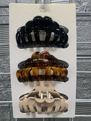 Multicolore Grandi clip di plastica per capelli Pratici Eleganti Moderni