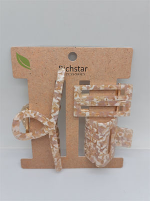 Eleganti accessori per capelli in aceto Claw Clip Hairpin Durable Multicolor