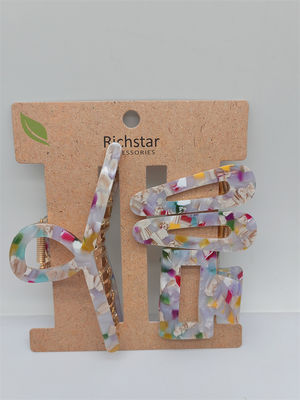 Eleganti accessori per capelli in aceto Claw Clip Hairpin Durable Multicolor