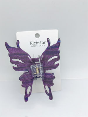Donne Acrilico Large Accessoiri Capelli Farfalle Clips Multiscene Portatile