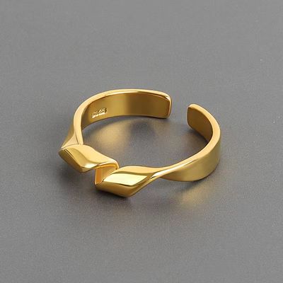 18K oro anello da donna di lusso