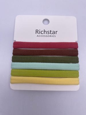 Legami per capelli elastici multicolori senza traccia Alta flessibilità per donne