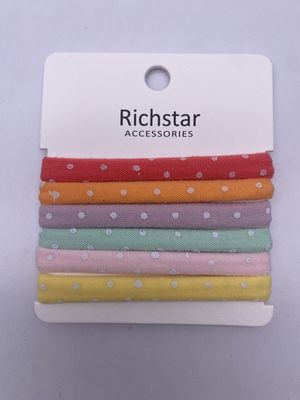 Fasce per capelli elastiche e elastiche, resistenti, flessibili, portatili, texture lisce
