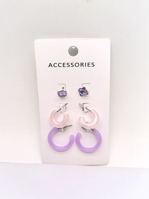 Opzioni di design diversi Set di gioielli acrilici d'argento per bambini in diversi stili