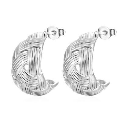 Abstract Vintage Orecchini d'oro e argento Stile classico Gioielli di moda Orecchini