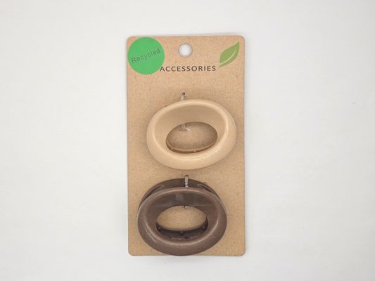 Diverse forme di plastica riciclata per capelli clip di artigli Eco-friendly biodegradabile colore diverso