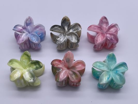 Arco rosa di tendenza clip per capelli per donne casual e party styling