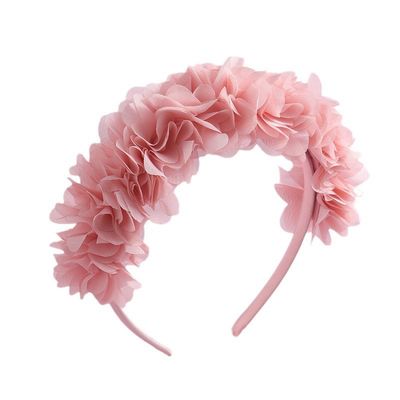 Fascia di fiori rosa per abbigliamento quotidiano o per occasioni speciali