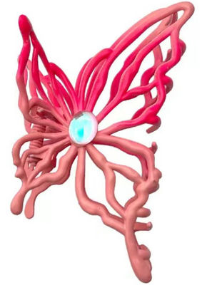 Clip di artigli per capelli di farfalla con diversi colori e disegni per diversi tipi di capelli