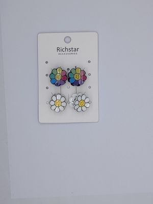 Clip di artigli per capelli in acrilico a fiori di varie dimensioni e stili per ogni occasione