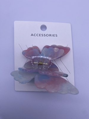 Diversi stili Clip acrilico colorato per capelli di farfalla per accessori per capelli