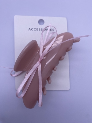 Diversi tipi di pinza resistente acilico clip di artigli per capelli con stoffa Bowknot in colori