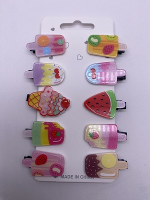Stile semplice Arco gelato clip capelli per bambini versatile e adorabile