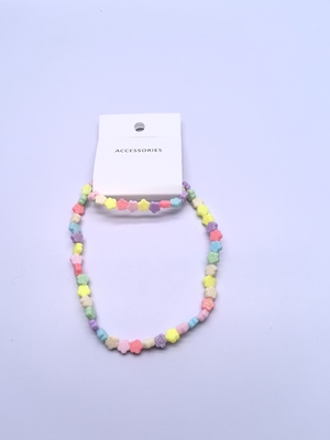 Collana a stella in plastica colorata per bambini, varie forme, perfetta per feste di compleanno