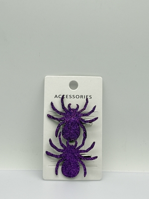 Diversi stili Halloween Spider 2-Packs Clip per i capelli per l'atmosfera del festival