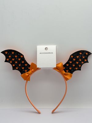 Range Glitter Bat Hairband per Halloween in varie forme