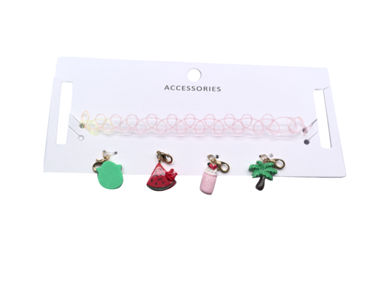 Colore 3D di vetro Pendente oro placcato Cubo Cartoon Charm per DIY Gioielli accessori