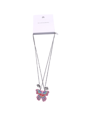 Simpatici collane magnetiche con farfalle BFF per 2, collana dell'amicizia con farfalla smaltata per ragazze adolescenti, donne, migliore amica, regalo di compleanno