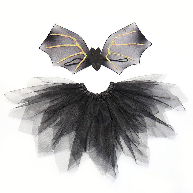 Accessoiri per la testa di Halloween nero clip per pipistrello resistente leggero