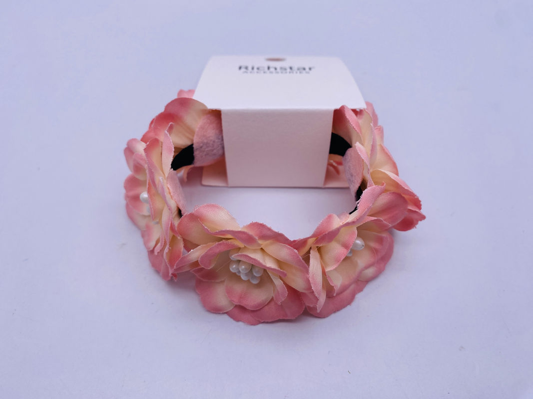 Elegante capelli da fiore accessorio pratico elastico multicolore