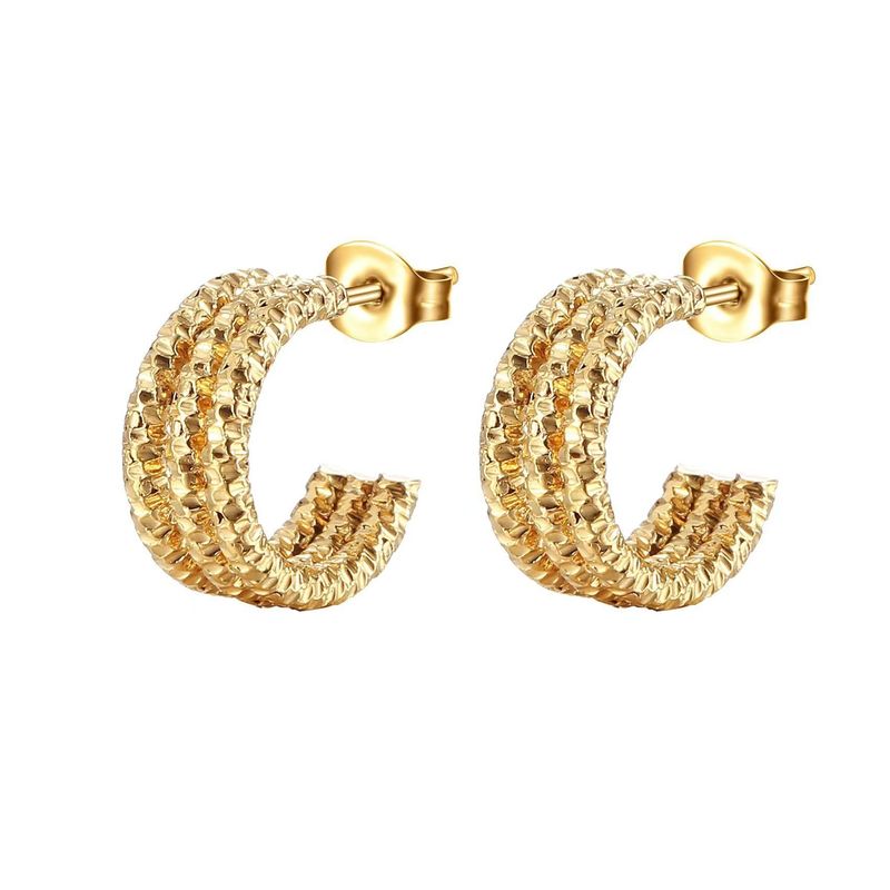 Unisex Full Pave Diamant Earrings Medium Size con soluzione di fissaggio a vite
