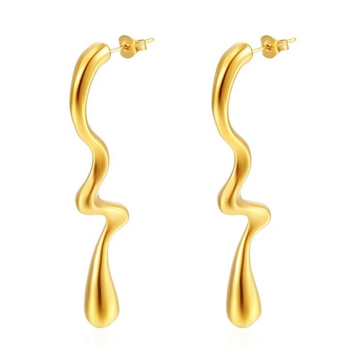 Orecchini leggeri in oro Set di stile vintage per gli amanti delle lega