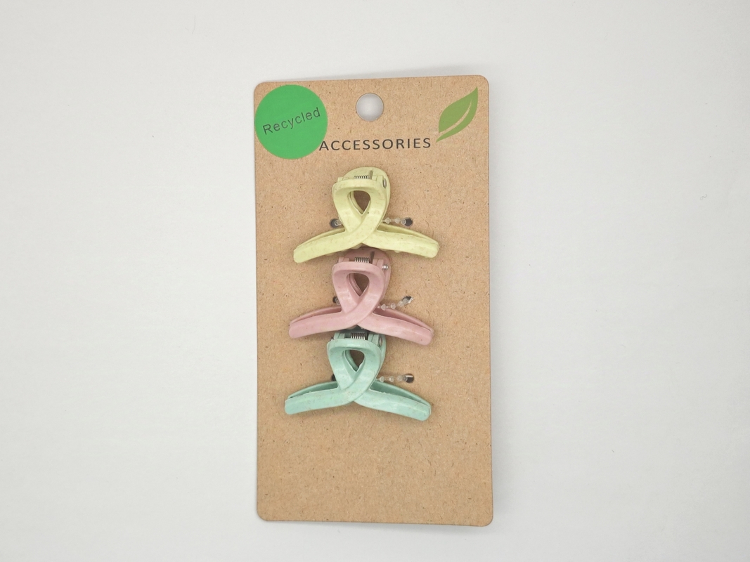 Piccoli artigli di plastica per capelli colorati per le ragazze, piccole pinze per capelli sottili