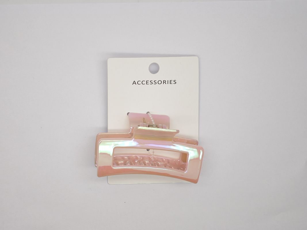 Clips rossi acrilici per capelli in varie forme per capelli sottili / capelli spessi