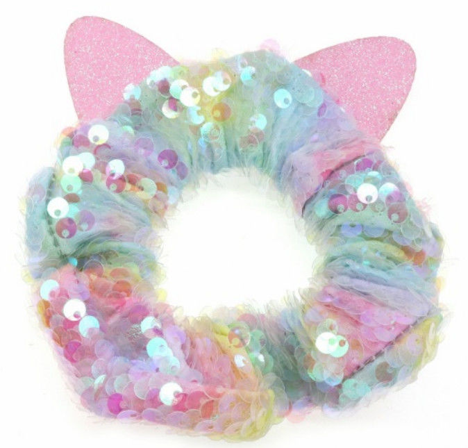 Fashion Design Cat Ear Style Scrunchie con vari colori per bambini