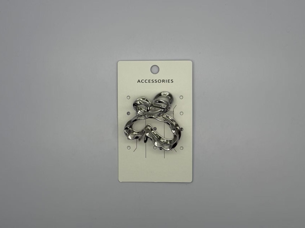 Clip per artigli per capelli d'argento multiuso in un design versatile e leggero per varie forme