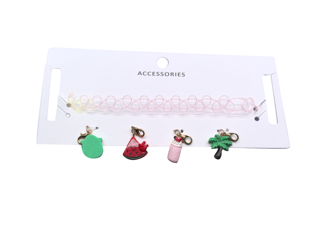 Colore 3D di vetro Pendente oro placcato Cubo Cartoon Charm per DIY Gioielli accessori
